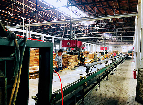 清水模板制造現(xiàn)場(chǎng)